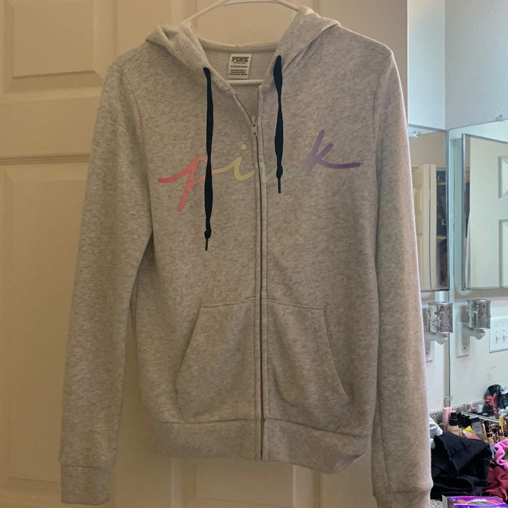 Pink hoodie
